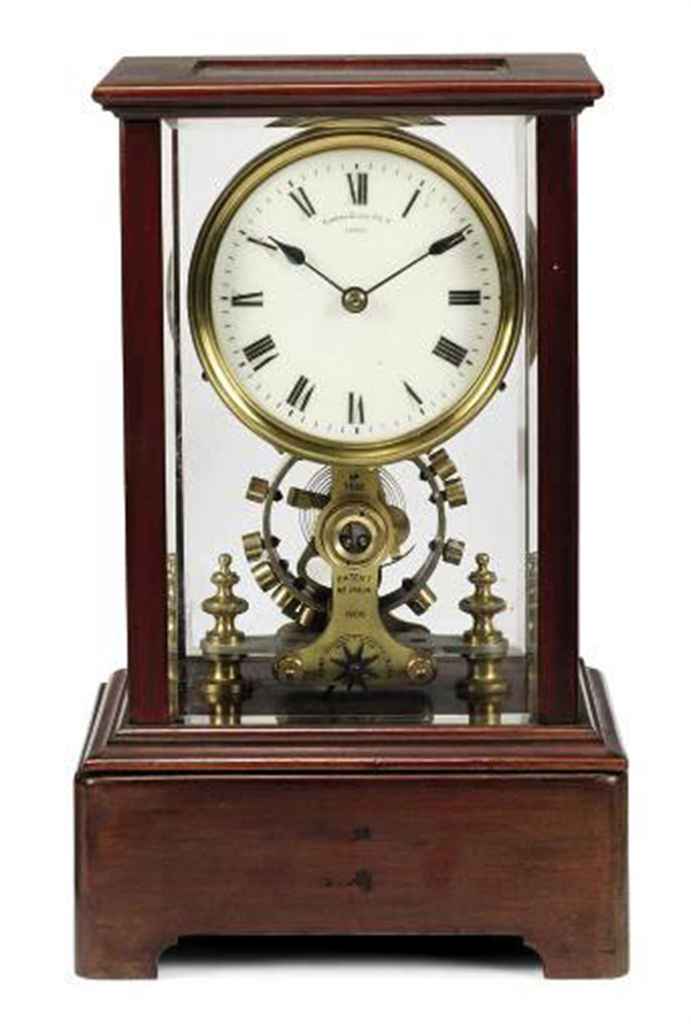 AN ENGLISH ELECTRIC MANTEL CLOCK , EUREKA CLOCK COMPANY. CIRCA 1910