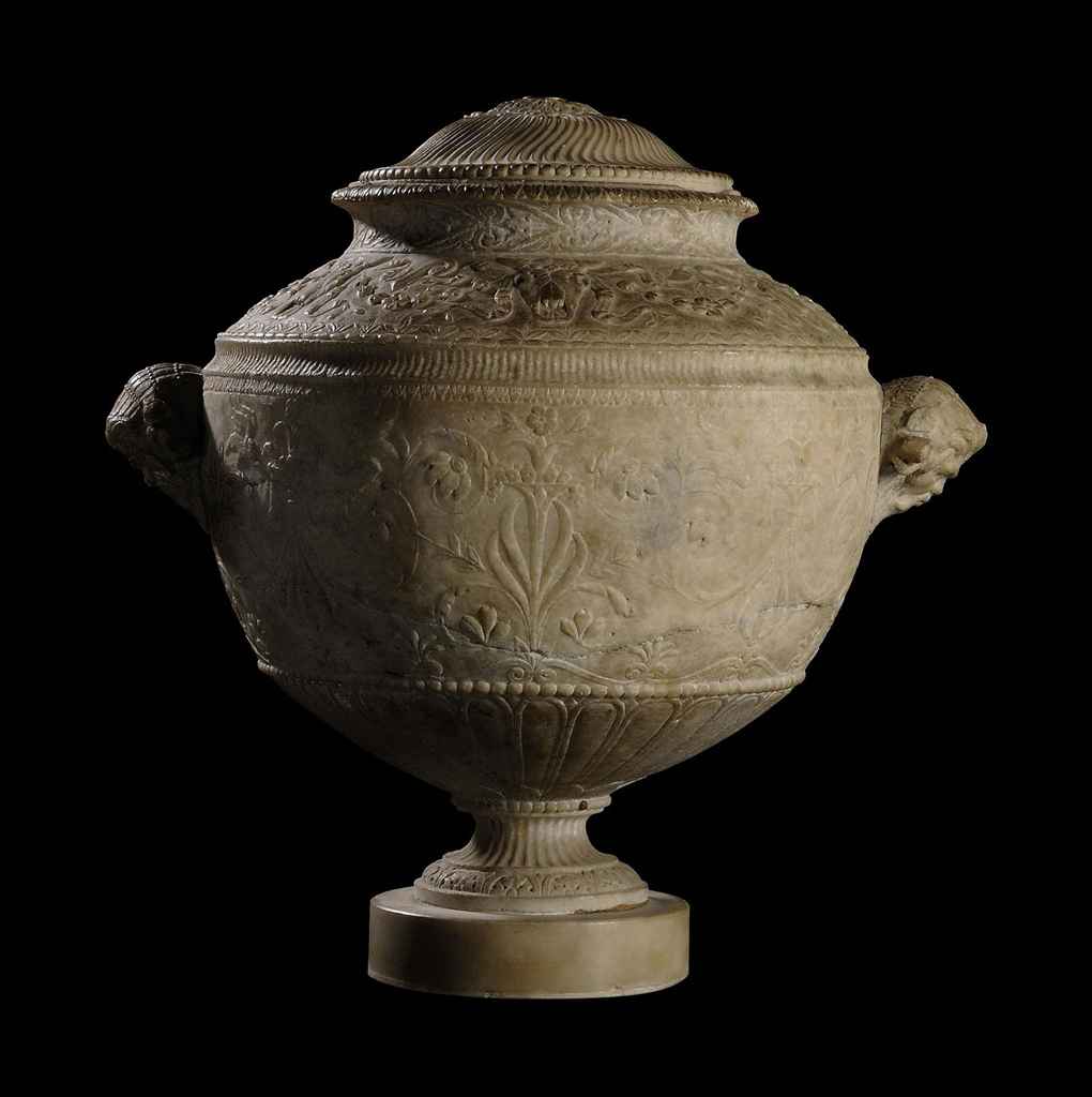 A ROMAN MARBLE CINERARY URN , CIRCA 1ST CENTURY A.D. Christie's