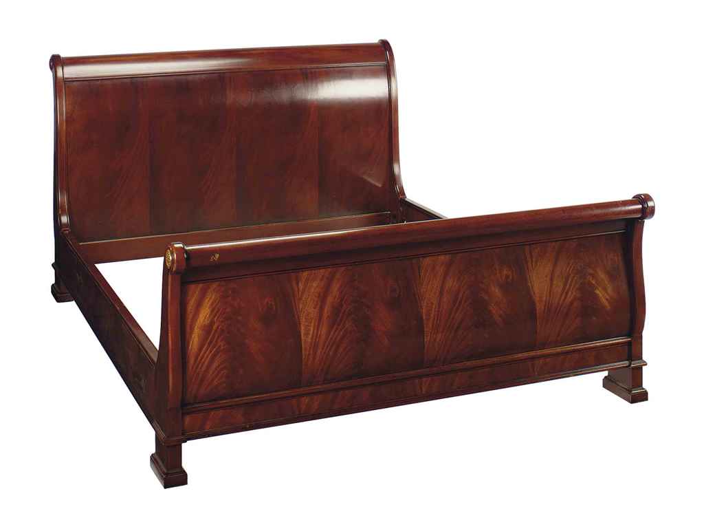 A MAHOGANY SLEIGH BED, , LATE 20TH CENTURY Christie's
