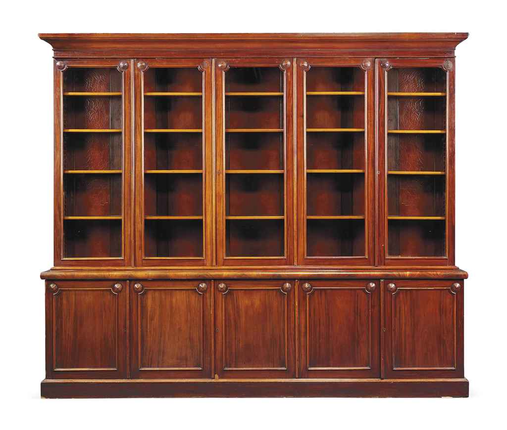 A VICTORIAN MAHOGANY BOOKCASE , CIRCA 1870 Christie's