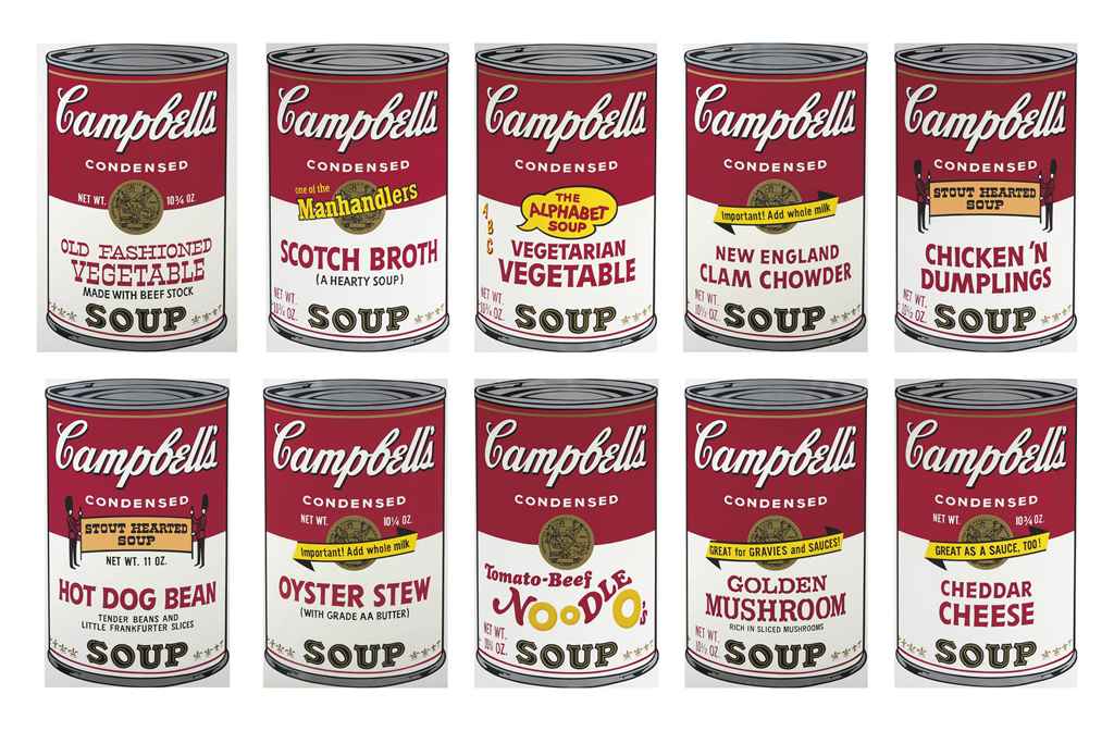 Andy Warhol , Campbell's Soup II (F. & S. II. 54-63 ...