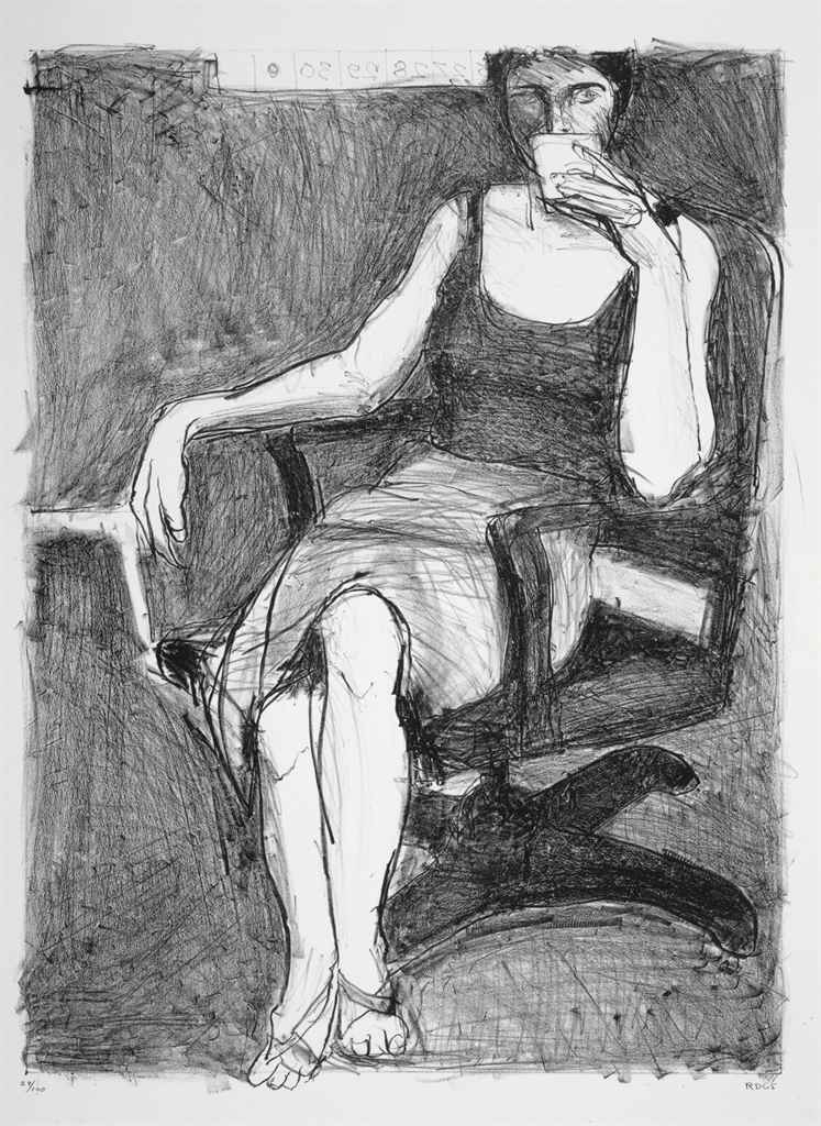 Richard Diebenkorn Woman Drinking Coffee Richard Diebenkorn Woman Drinking Coffee