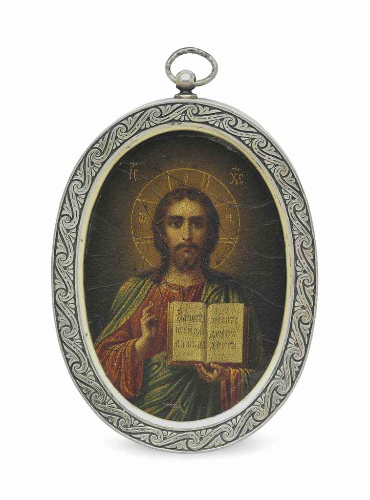 a_parcel gilt_silver_mounted_icon_of_christ_pantocrator_marked_m_ovchi_d5896435g