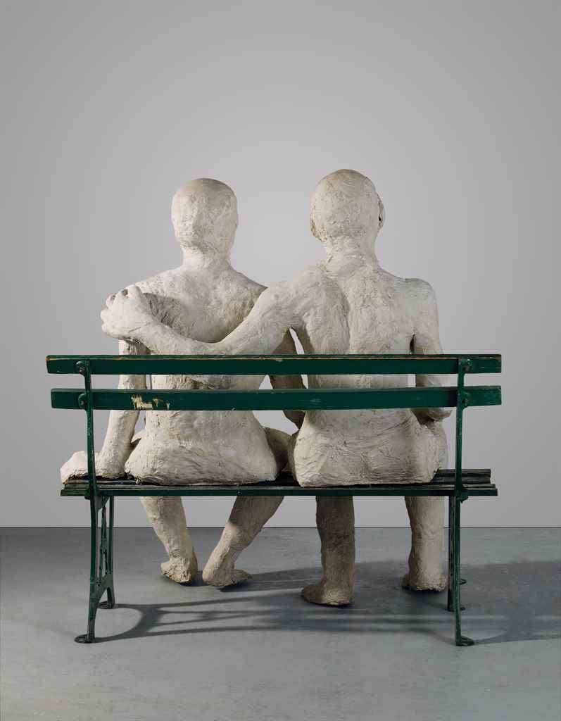 George Segal 1924 2000 Lovers On A Bench Christie s