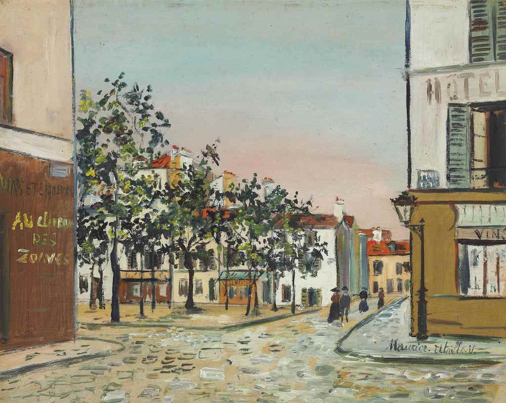 Maurice Utrillo (1883-1955) , Place du Tertre à Montmartre | Christie's