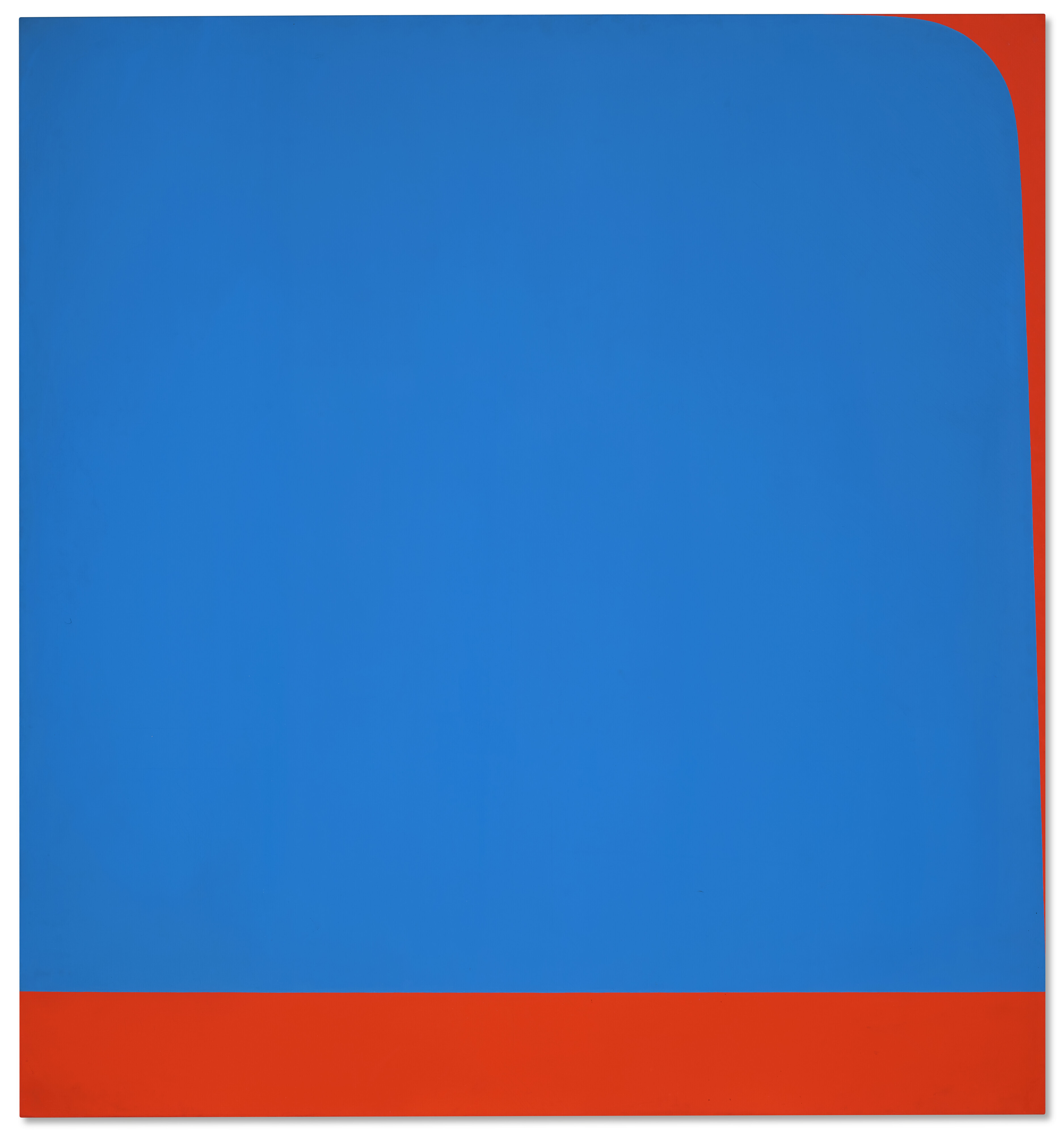 Ellsworth Kelly (1923–2015) Blue Red-Orange oil on canvas 75 x 69¾ in. (190.5 x 177.2 cm.) Painted in 1964-1965. Estimate: $3,000,000-5,000,000