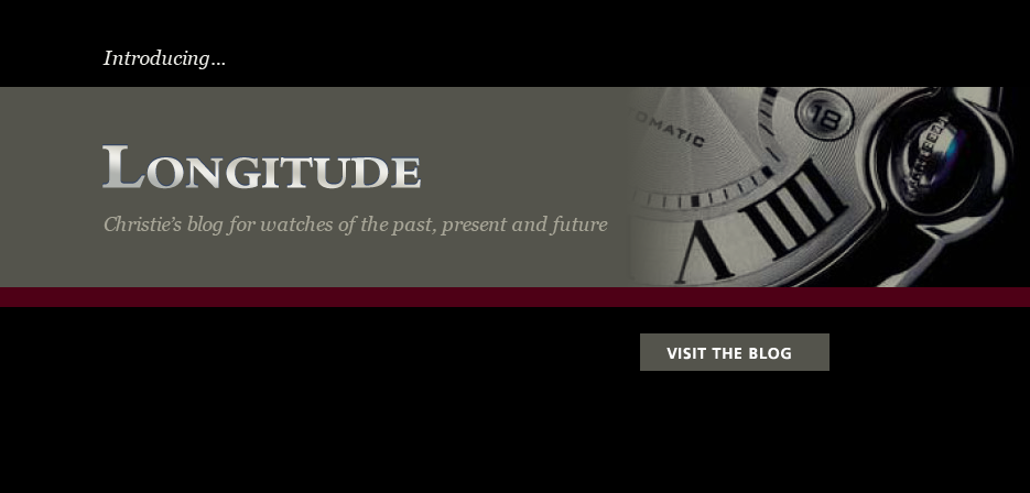Longitude: Christie\'s blog for watches