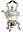 A George II silver kettle, stand and lamp