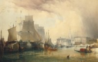 View of the Doge's Palace and Piazzetta with the campanile of San Marco, Venice