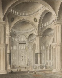 Vue intérieure de la Mosquée du Sultan Ahmed I