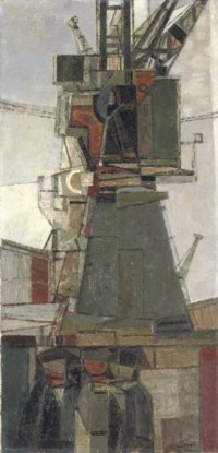 Cranes and men