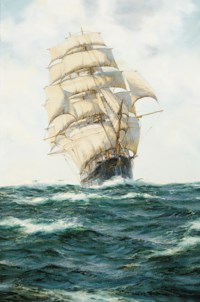 The American clipper Blue Jacket