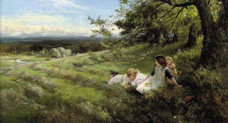 Charles James Lewis, R.I. (18301892) , A summer's afternoon Christie's
