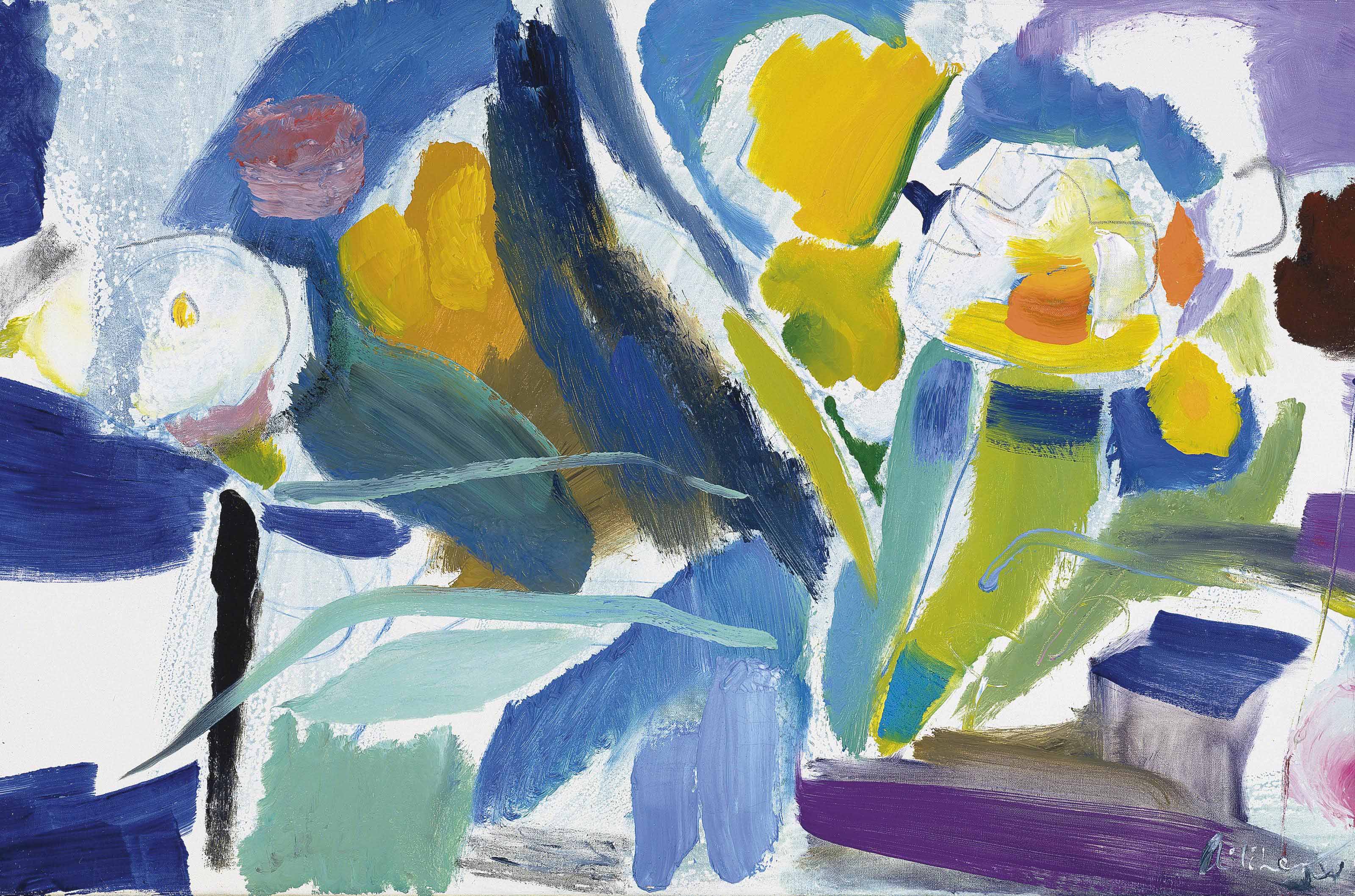 Ivon Hitchens (18931979) , Spring Flower Group Christie's