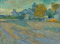 Vue de l'asile et de la Chapelle de Saint-Rémy