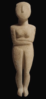 cycladic marble figures
