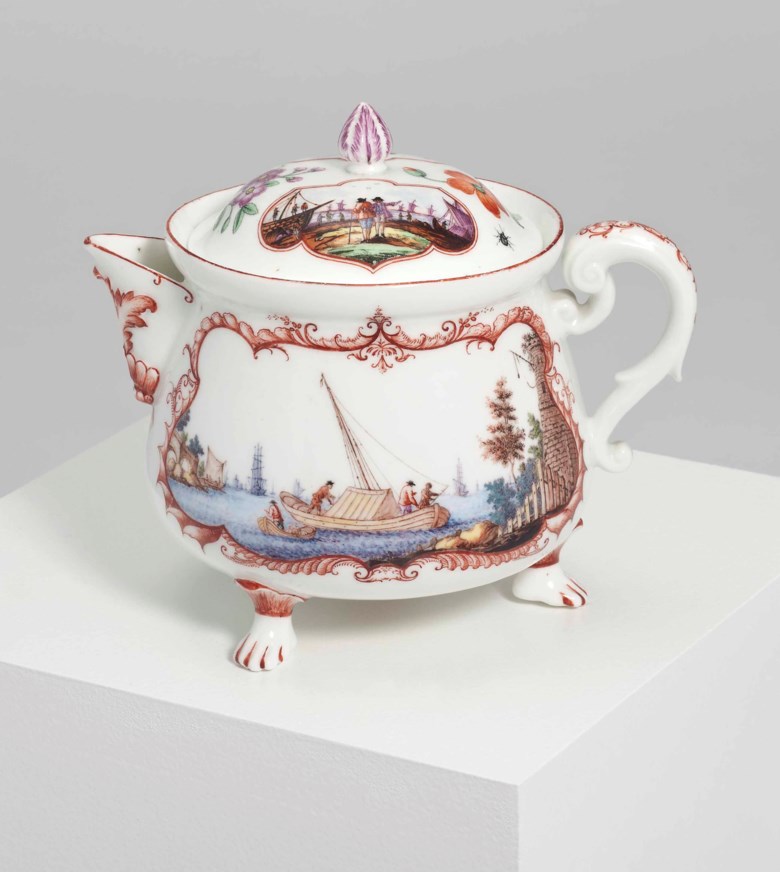 A Vincennes baluster pot and a cover, circa 1746-49. Sold for £50,000 on 25 November 2014  at Christie’s in London
