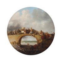 A battle engagement on a bridge