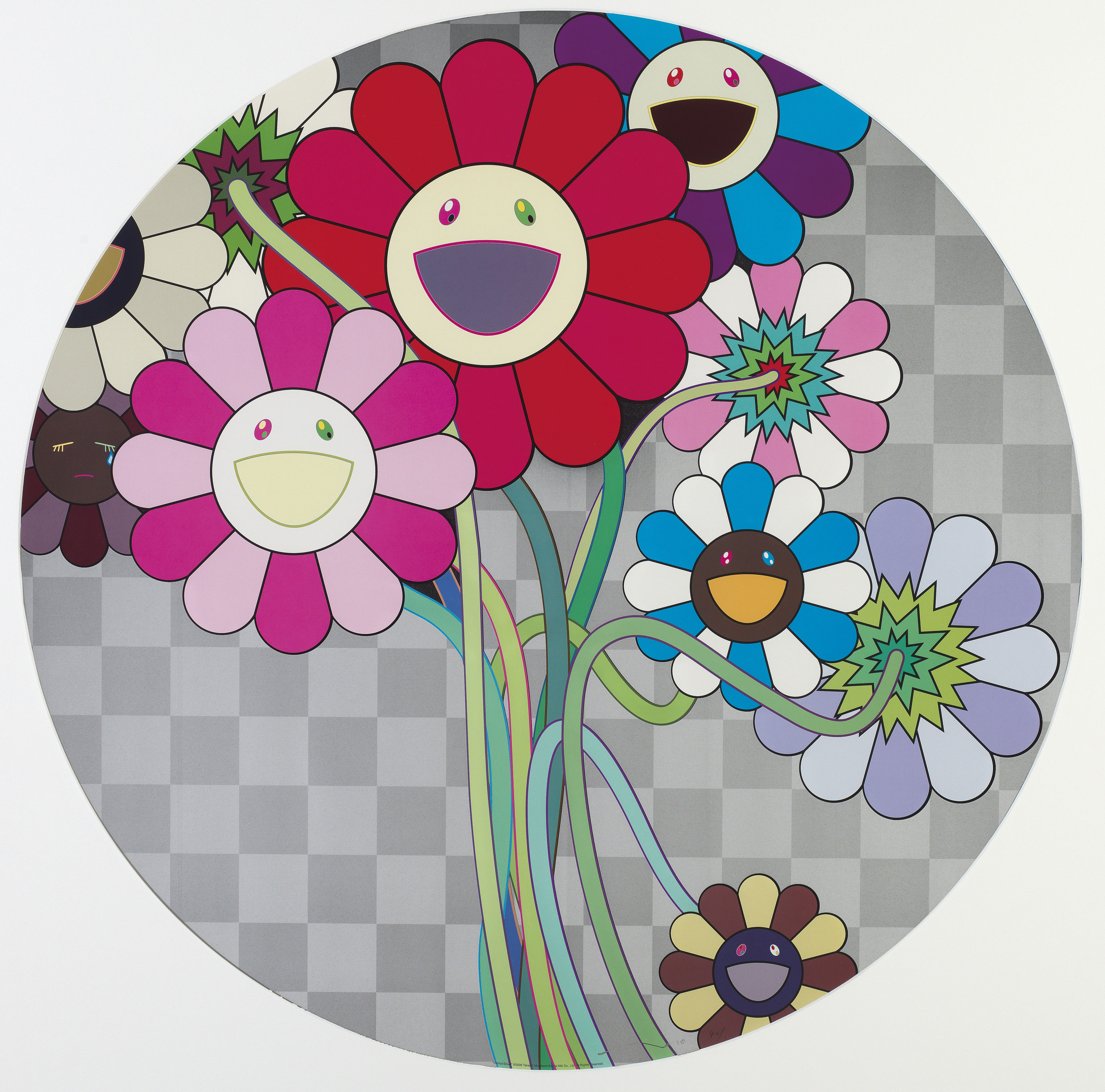TAKASHI MURAKAMI (Japanese, B. 1962) , Flowers for Algernon; Even The