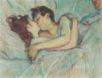 Au lit: Le baiser