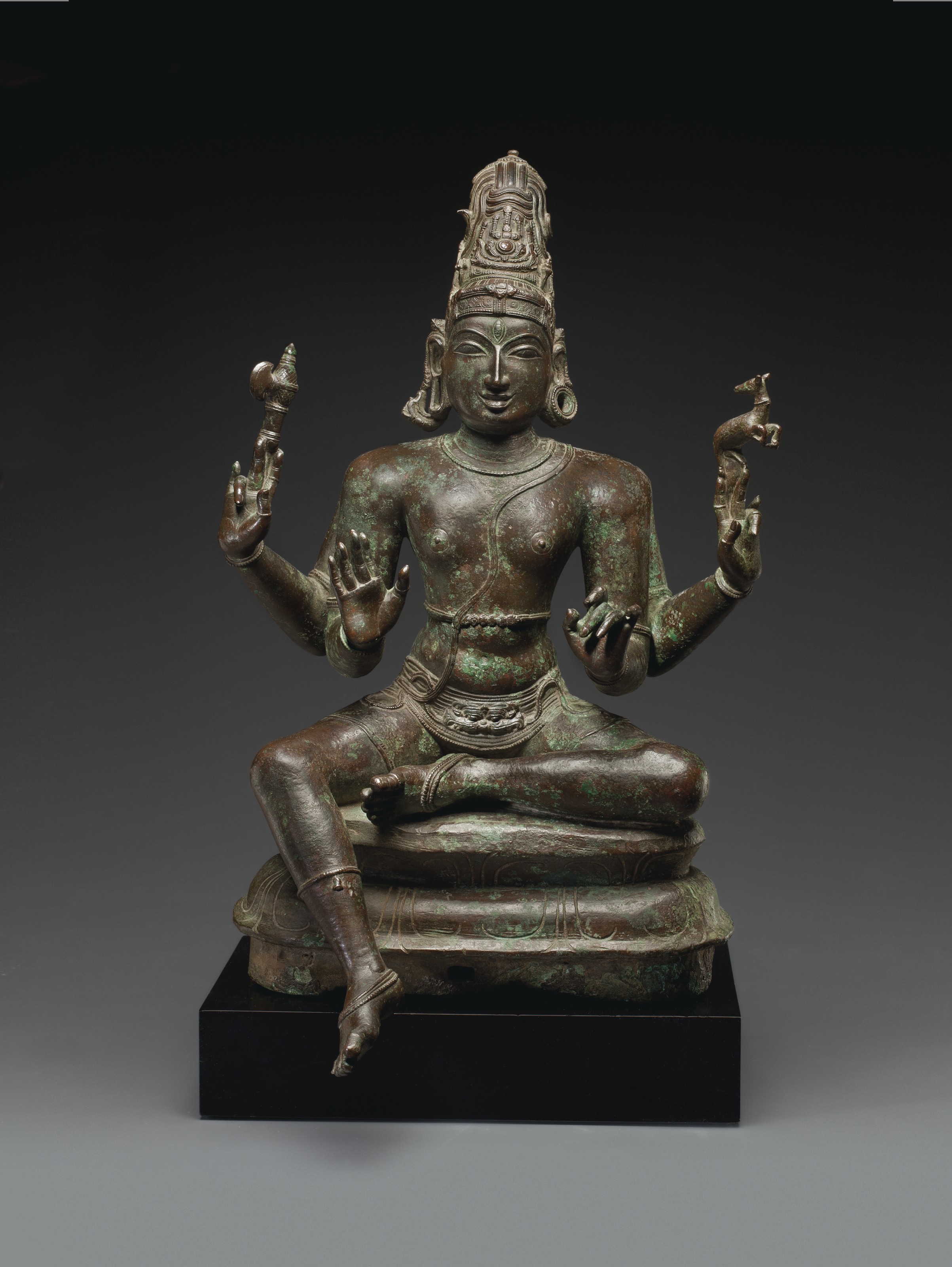 A LARGE BRONZE FIGURE OF SHIVA , SOUTH INDIA, TAMIL NADU, CHOLA PERIOD, 12TH CENTURY Christie's