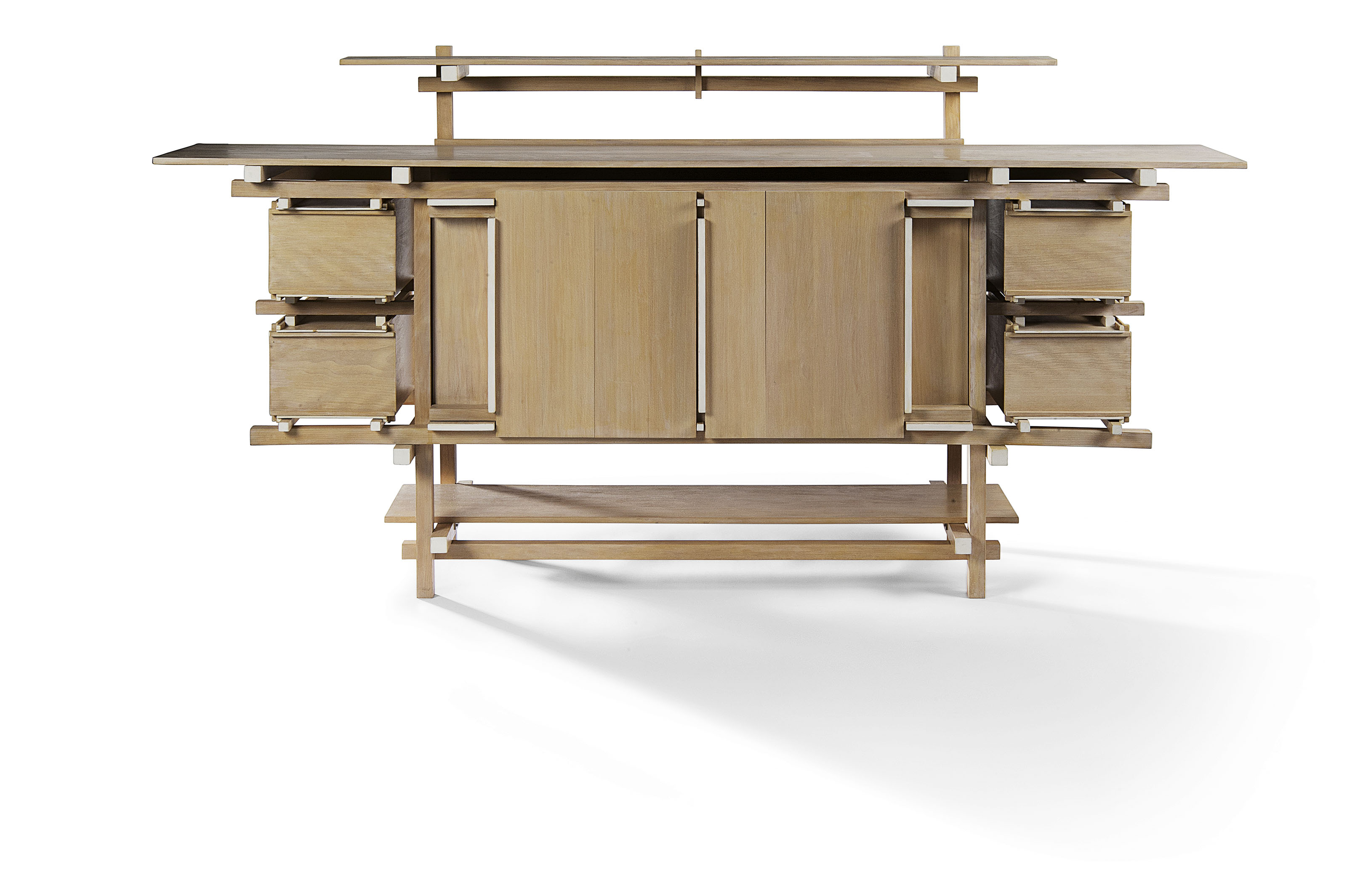 Gerrit Thomas Rietveld (1888-1964), A rare Elling sideboard. 41 x 78¾ x 17¾  in (104 x 200 x 45  cm). Estimate £60,000-90,000. This lot is offered in Masterpieces of Design & Photography on 3 October 2017  at Christie’s in London