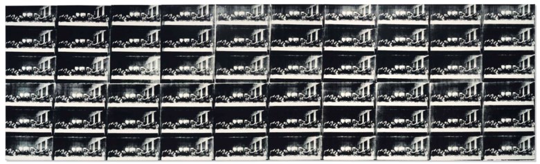 Andy Warhol (1928-1987), Sixty Last Suppers, painted in 1986. 116 x 393  in (294.6 x 998.2  cm). Estimate . This lot is offered in Post-War & Contemporary Art Evening Sale on 15 November 2017  at Christie’s in New York