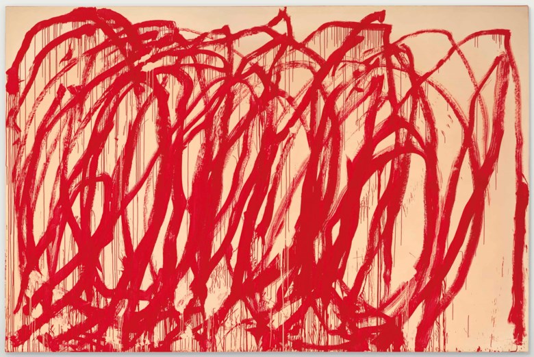 Cy Twombly (1928-2011), Untitled, 2005. 128 x 194½  in (325.1 x 494  cm). Sold for $46,437,500 in the Post-War & Contemporary Art Evening Sale on 15 November 2017  at Christie’s in New York