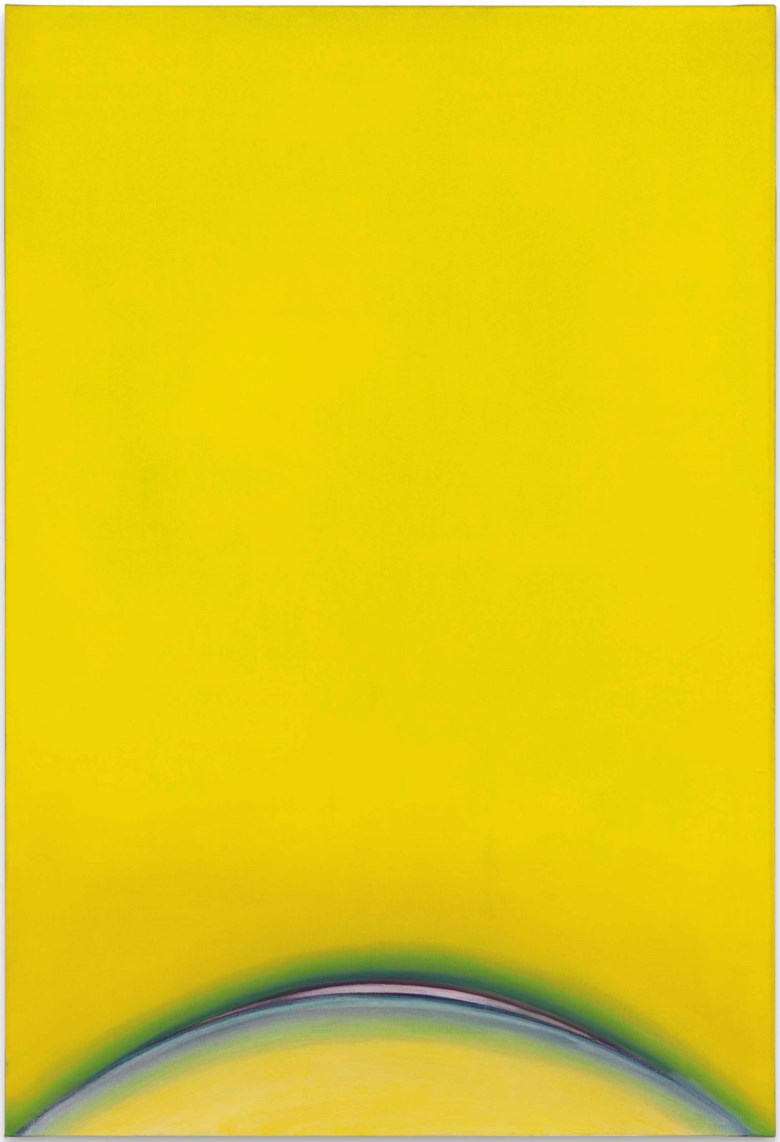 Huguette Caland (b. 1931), Bribes de Corps, 1973. 50¾ x 34⅝ in (129 x 88 cm). Estimate £60,000-80,000. This lot is offered in the Post-War and Contemporary Art Day Auction on 7 March 2018  at Christie’s in London
