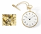 Attributed to Lallemand, made for Breguet. A very fine and rare 18K gold openface quarter repeating watch with pin-wheel escapement, made for the Turkish market 