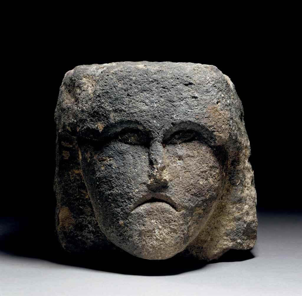 A CELTIC STONE HEAD , CIRCA 2ND1ST CENTURY B.C. Christie's