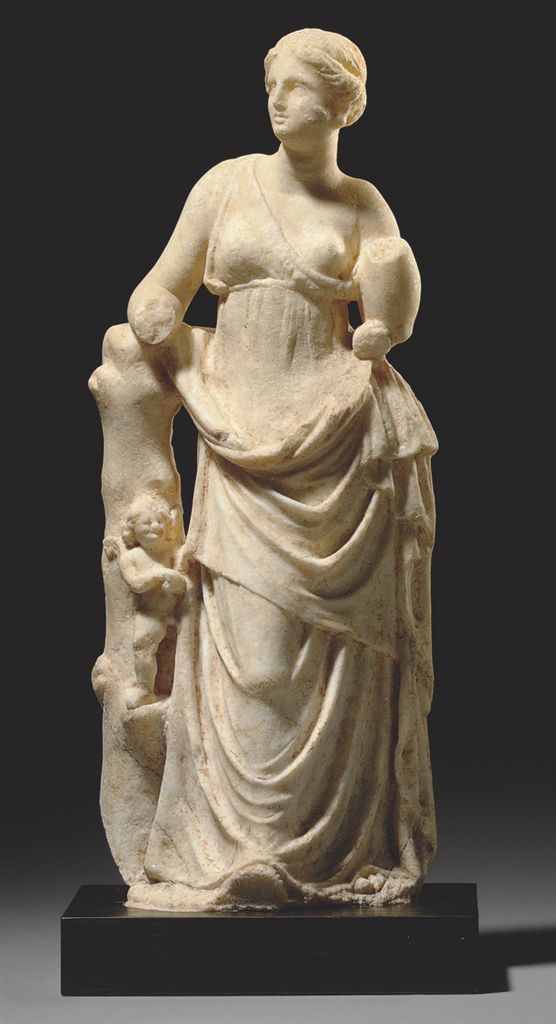A GREEK MARBLE APHRODITE , LATE HELLENISTIC PERIOD, CIRCA 1ST CENTURY B