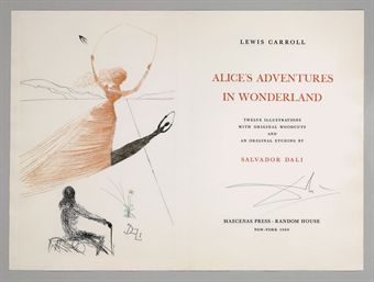 DODGSON, Charles Lutwidge (1832-1898). -- DALI, Salvador (1904-1989), illustrator. Alice in Wonderland. New York: W.U.C.U.A. and Maecenas Press - Random House, 1969.
