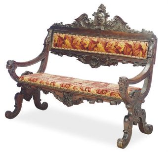 Furniture Italian Style on An Italian Renaissance Style Carved Walnut Canape Possibly By Luigi