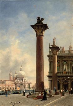St. Mark's Square, with Santa Maria della Salute beyond  