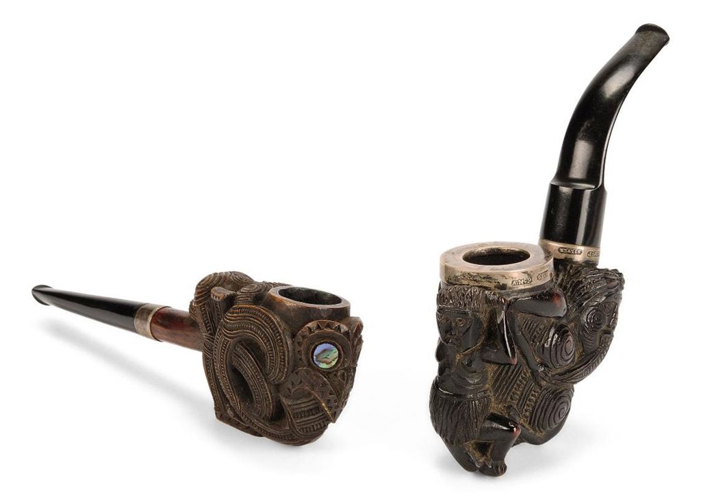 FOUR MAORI PIPES , NEW ZEALAND Christie's