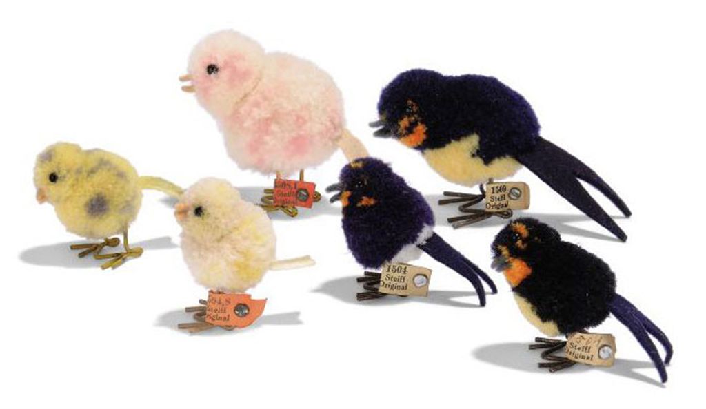 steiff pom pom animals