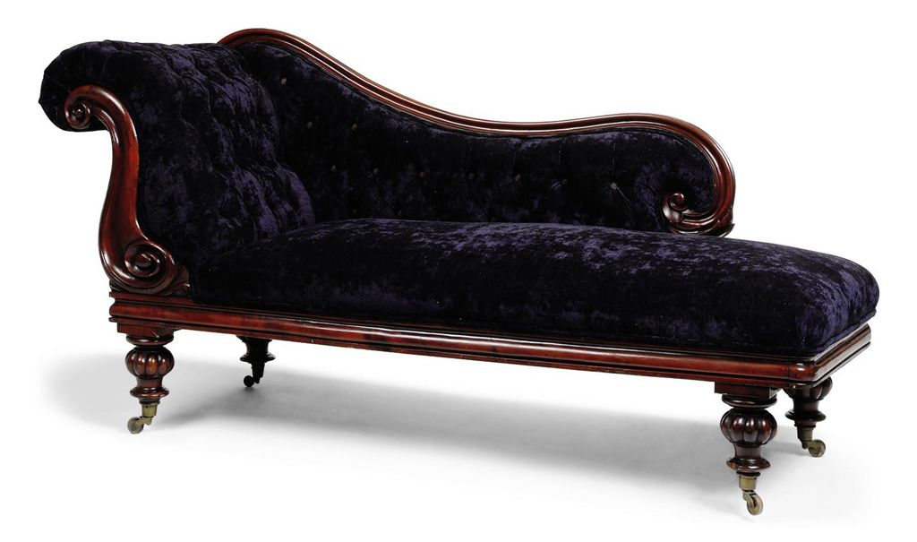 A VICTORIAN MAHOGANY CHAISE LOUNGE , MID19TH CENTURY Christie's