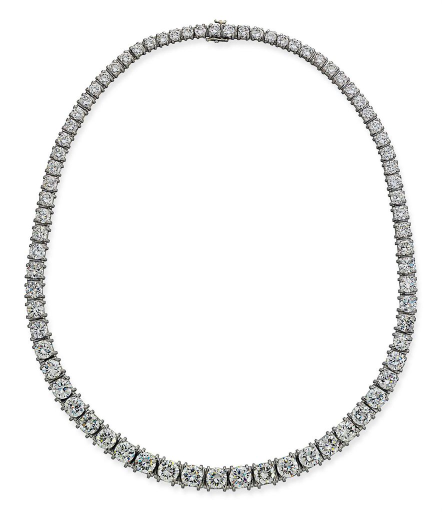 A DIAMOND COLLAR NECKLACE Christie's
