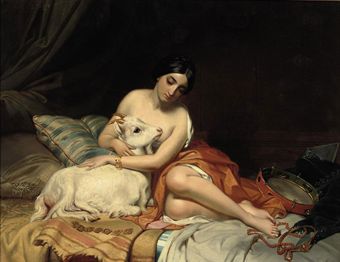 Painting by Petrus Renier Hubertus Knarren. Try to say it three times fast.