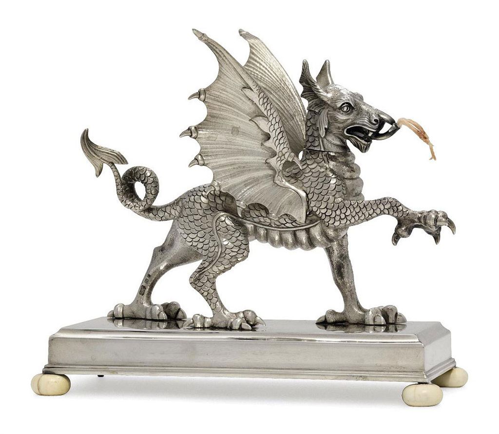 A GEORGE V SILVER SMOKER'S-COMPANION