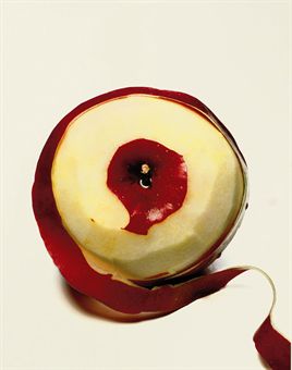 Peeled Apple, New York, 2001  