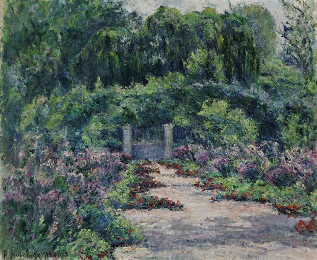 Blanche (18651947)Le jardin à Giverny auctions