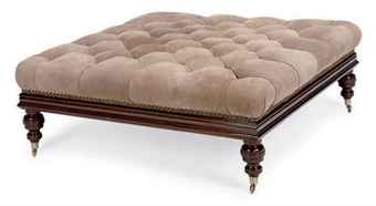 Suede Ottoman