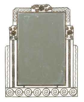 AN ART DECO WROUGHT-IRON MIRROR, | SECON QUARTER 20TH CENTURY ...