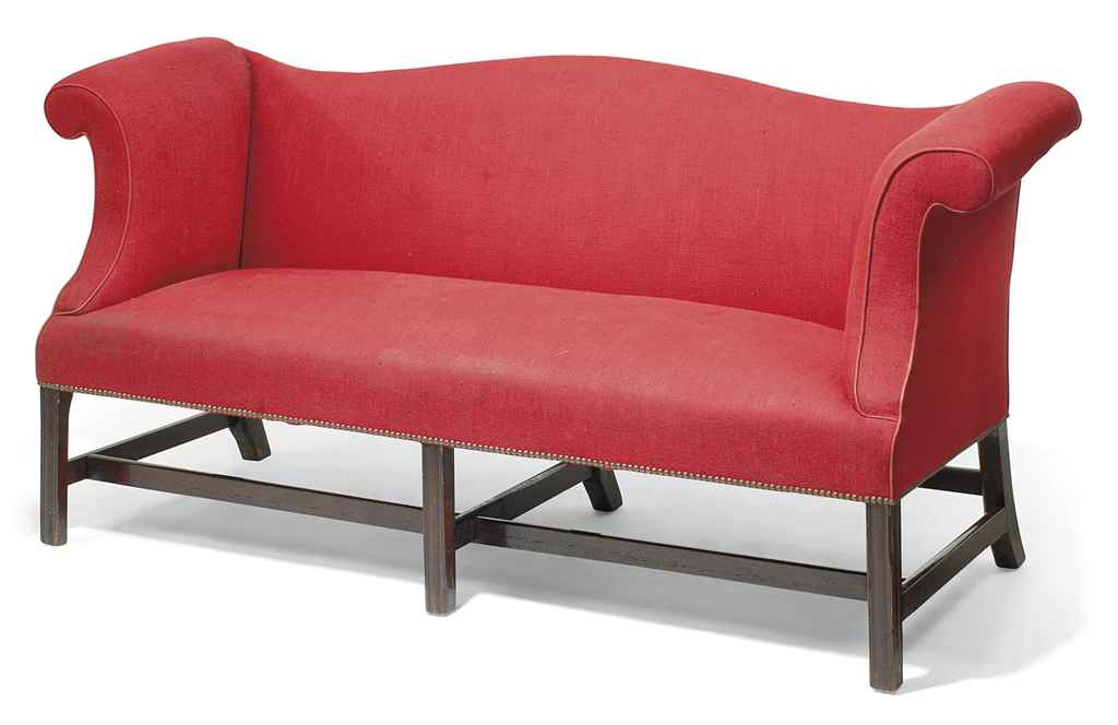 A GEORGE III HUMPBACK SOFA