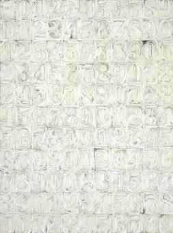 Johns White Numbers  