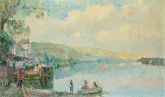Les bords de la Seine à La Bouille  