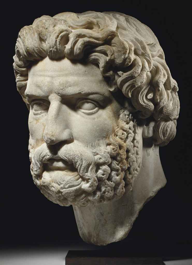 A ROMAN MARBLE HEAD OF HERCULES , CIRCA 2ND CENTURY A.D. Christie's
