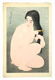 Kamisuki (Combing hair), 1929.10  